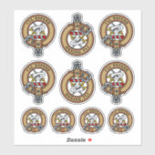 Clan Lennox Wappen Sticker Set (Blatt)