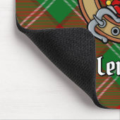 Clan Lennox Wappen über Tartan Mouse Pad Mousepad (Ecke)