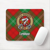 Clan Lennox Wappen über Tartan Mouse Pad Mousepad (Mit Mouse)