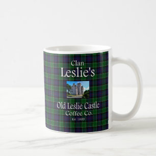 Clan-Leslie alter Leslie-Schloss-Kaffee Co. Kaffeetasse