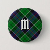 Clan Leslie Hunting Tartan Button (Vorderseite)