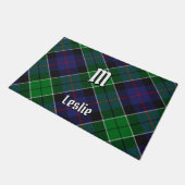 Clan Leslie Hunting Tartan Fußmatte (Schrägansicht)