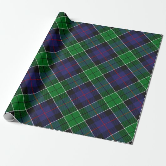 Clan Leslie Hunting Tartan Geschenkpapier (Ungerollt)