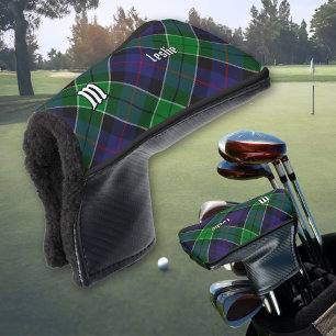 Clan Leslie Hunting Tartan Golf Headcover