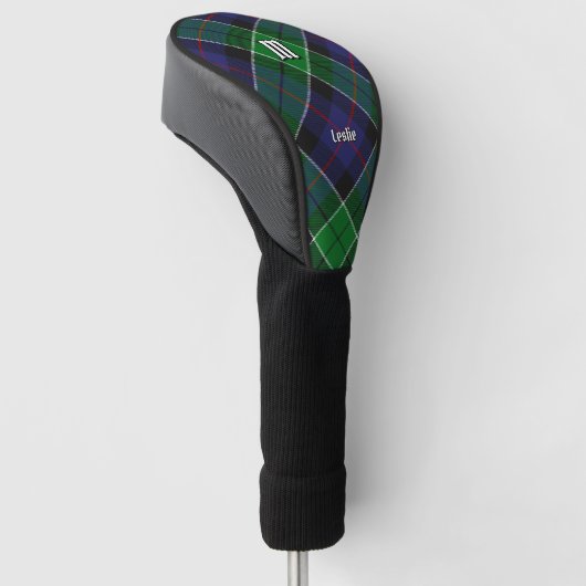 Clan Leslie Hunting Tartan Golf Headcover (angewinkelt)