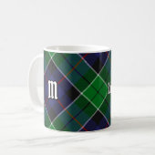 Clan Leslie Hunting Tartan Kaffeetasse (Vorderseite Links)