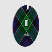 Clan Leslie Hunting Tartan Ornament (Vorderseite)
