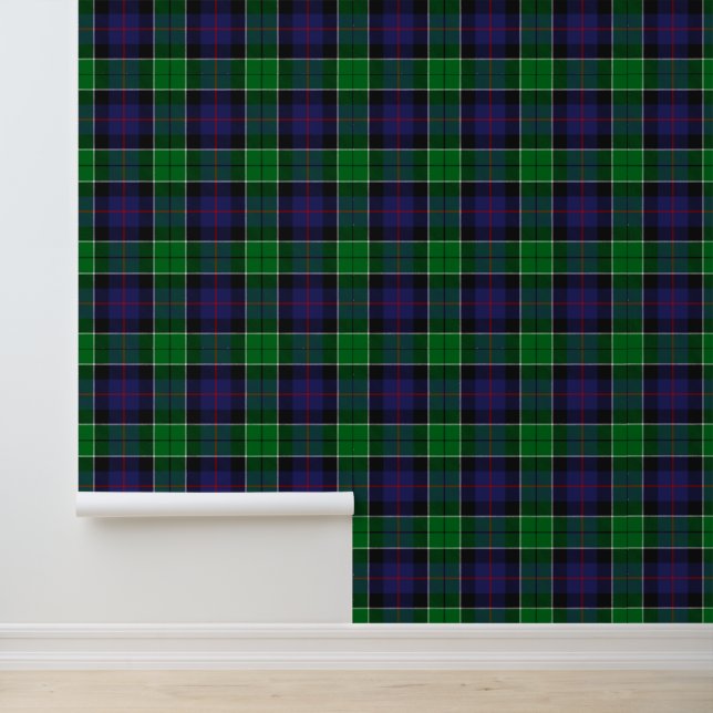 Clan Leslie Hunting Tartan Tapete (Anwendung)