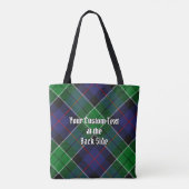 Clan Leslie Hunting Tartan Tasche (Rückseite)