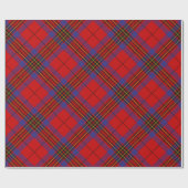 Clan Leslie Red Tartan Geschenkpapier (Flach)