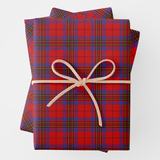 Clan Leslie Red Tartan Geschenkpapier Set (Beispiel)