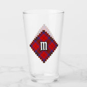 Clan Leslie Red Tartan Glas (Vorderseite)