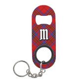 Clan Leslie Red Tartan Mini Flaschenöffner (Vorderseite)