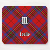 Clan Leslie Red Tartan Mousepad (Vorne)