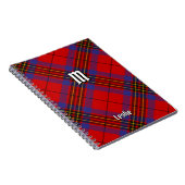 Clan Leslie Red Tartan Notizblock (Rechte Seite)