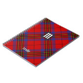 Clan Leslie Red Tartan Notizblock (Linke Seite)