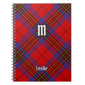 Clan Leslie Red Tartan Notizblock (Vorderseite)