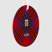 Clan Leslie Red Tartan Ornament (Vorderseite)