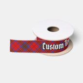 Clan Leslie Red Tartan Satinband (Spule)
