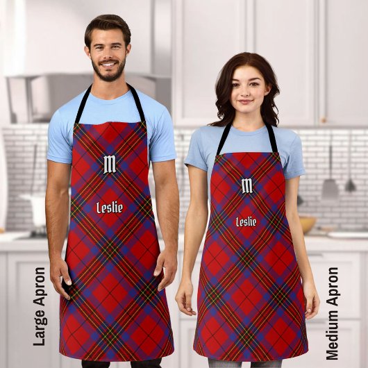 Clan Leslie Red Tartan Schürze