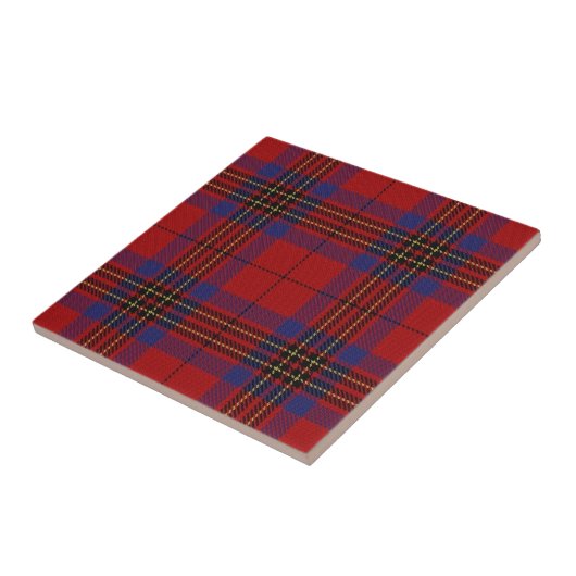Clan Leslie Scottish Expressions Red Tartan Fliese (Seite)