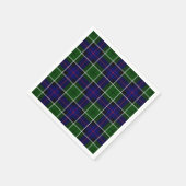 Clan Leslie Tartan Serviette (Ecke)