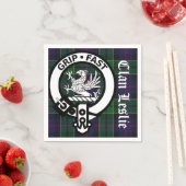 Clan Leslie Tartan & Wappen Paper Napkins Serviette (Beispiel)