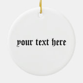 Clan Leslie Wappen Abzeichen und Tartan Keramik Ornament (Hinten)