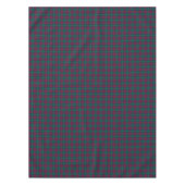 Clan Lindsay Maroon und Green Scottish Tartan Tischdecke (Vorderseite)