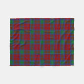 Clan Lindsay Tartan Kariert Fleecedecke (Vorderseite (Horizontal))