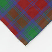 Clan Lindsay Tartan Kariert Fleecedecke (Ecke)