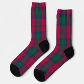 Clan Lindsay Tartan Socken (Linkes Detail)