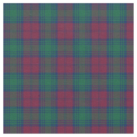 Clan Lindsay Tartan Stoff (Nahaufnahme)