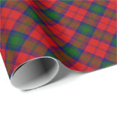 Clan-LindsayTartan Geschenkpapier (Rolleneckpunkt)