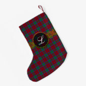 Clan-LindsayTartan Kleiner Weihnachtsstrumpf (Rückseite (Hängend))