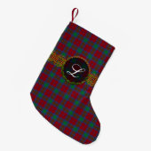 Clan-LindsayTartan Kleiner Weihnachtsstrumpf (Vorderansicht (hängend))