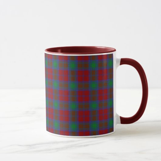Clan-LindsayTartan Tasse (Rechts)