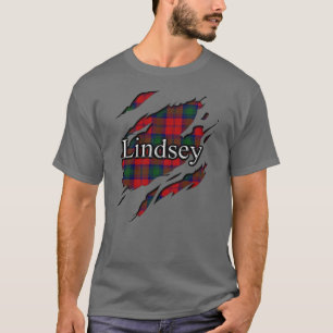 Clan Lindsey Lindsay Tartan-Geist T-Shirt