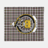 Clan Little Arisaid Tartan Kariert Fleecedecke (Vorderseite (Horizontal))
