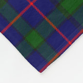 Clan Lockhart Modern Tartan Kariert Fleecedecke (Ecke)