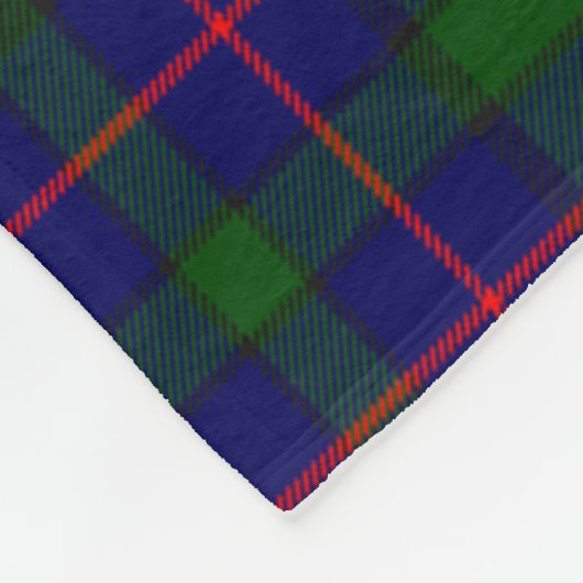Clan Lockhart Modern Tartan Kariert Fleecedecke (Ecke)