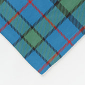 Clan Lockhart Tartan Kariert Fleecedecke (Ecke)