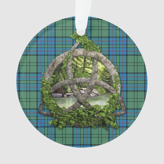 Clan Lockhart Tartanceltic-Dreiheit Ornament (Vorderseite)