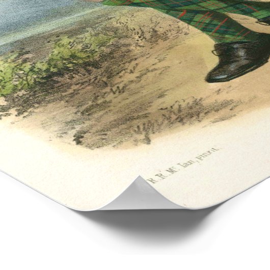 Clan Logan Poster (Ecke)