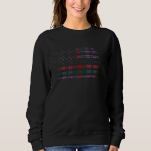Clan Logan Scottish tartan, USA Flaggenkilometer,  Sweatshirt