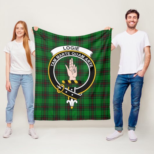 Clan Logie Tartan Kariert Fleecedecke (Beispiel)