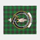 Clan Logie Tartan Kariert Fleecedecke (Vorderseite (Horizontal))