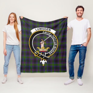 Clan Lumsden Jagd Tartan Kariert Fleecedecke
