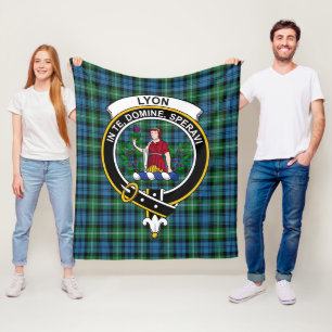 Clan Lyon Hunting Tartan Kariert Fleecedecke