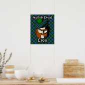 Clan Lyon Scottish Tartan Poster (Küche)